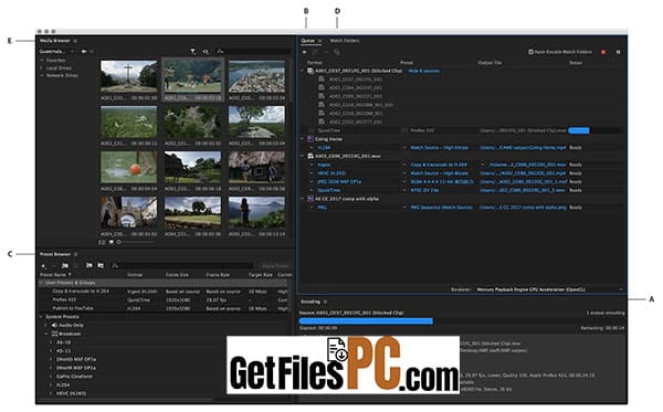 adobe media encoder 1 Free Download - GetFilesPC.com