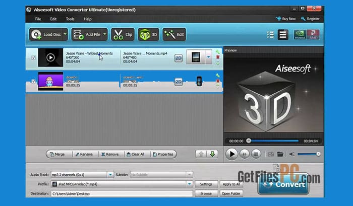 aiseesoft video converter offline installer Free Download - GetFilesPC.com