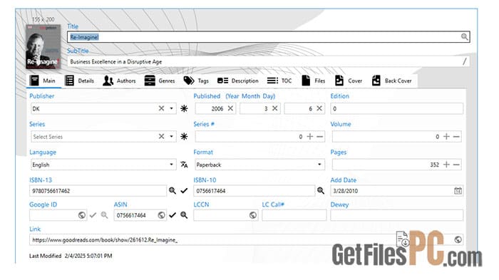 alfa ebooks manager pro 2025 latest version Free Download - GetFilesPC.com