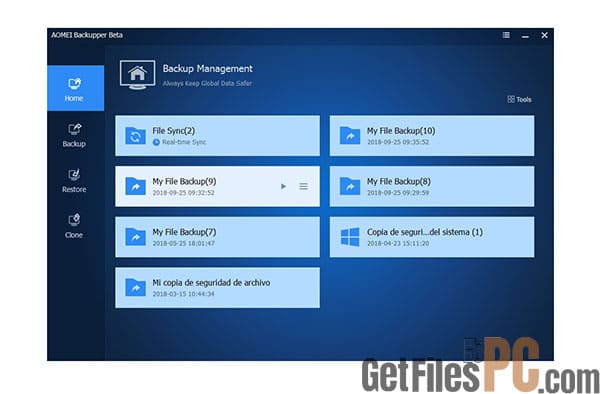 aomei backupper 2025 full offline installer Free Download - GetFilesPC.com