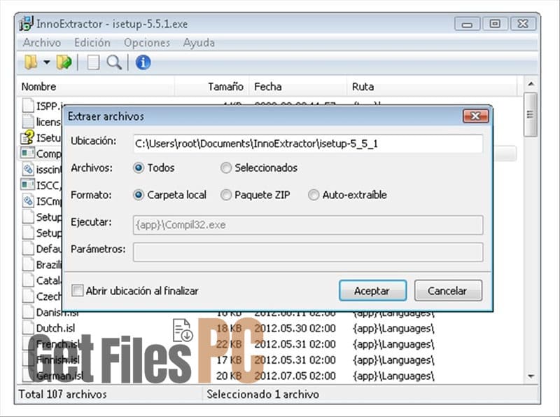 innoextractor plus getfilesPC 2 1 Free Download - GetFilesPC.com