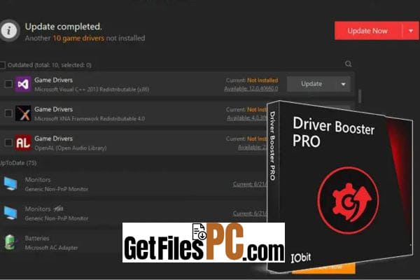 iobit driver booster 2 Free Download - GetFilesPC.com