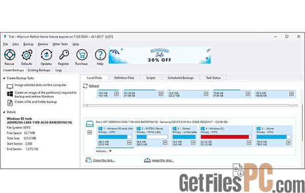 macrium reflect 2025 full offline installer Free Download - GetFilesPC.com