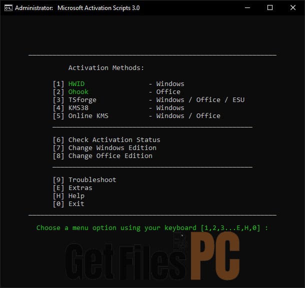 microsoft activation script getfliesPC 1 1 Free Download - GetFilesPC.com