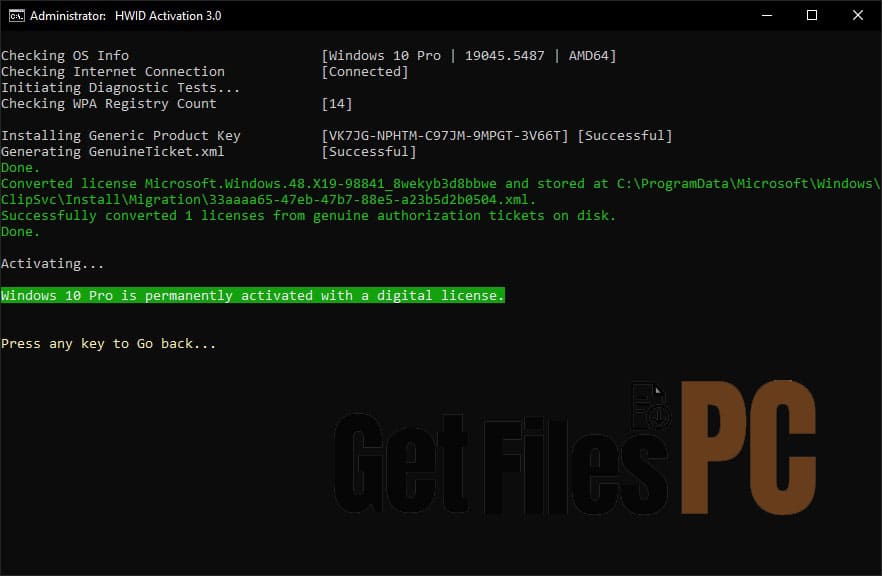 microsoft activation script getfliesPC 2 1 Free Download - GetFilesPC.com