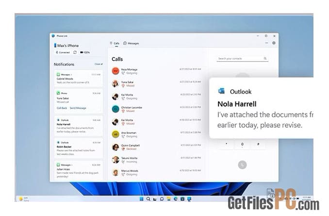 microsoft phone link 2025 latest version Free Download - GetFilesPC.com