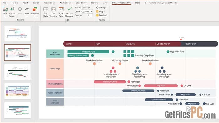 office timeline 2025 latest version Free Download - GetFilesPC.com