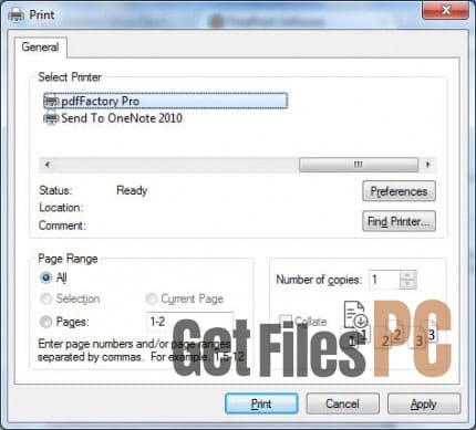 pdfFactory Pro getfilespc 1 Free Download - GetFilesPC.com