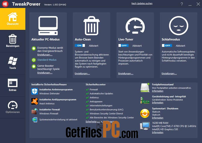tweakpower 1 Free Download - GetFilesPC.com