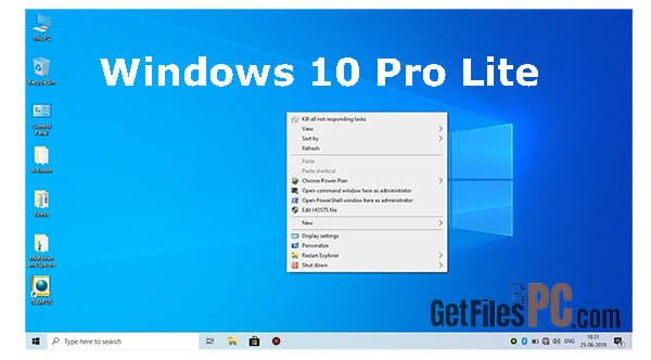 windows 10 pro lite offline installer Free Download - GetFilesPC.com