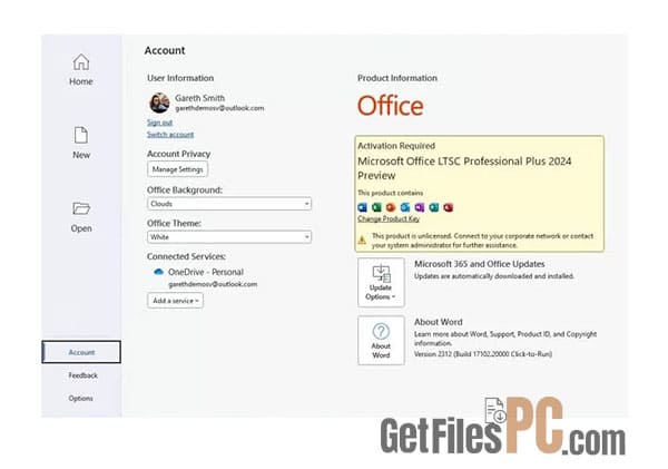 windows 11 pro with office 2024 pro plus Free Download - GetFilesPC.com