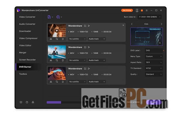 wondershare uniconverter 2025 offline installer Free Download - GetFilesPC.com